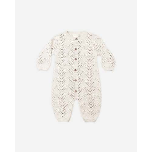 Long Sleeve Bubble Romper Heathered Oatmeal – Quincy Mae