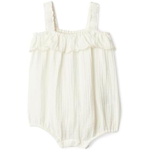 Amazon Essentials x Sofia Grainge Baby Girls' Cotton Gauze Sleeveless Romper