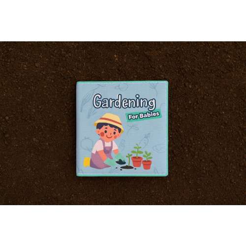 Gardening for Babies Soft Book – Handmade Baby Gift for Gardeners