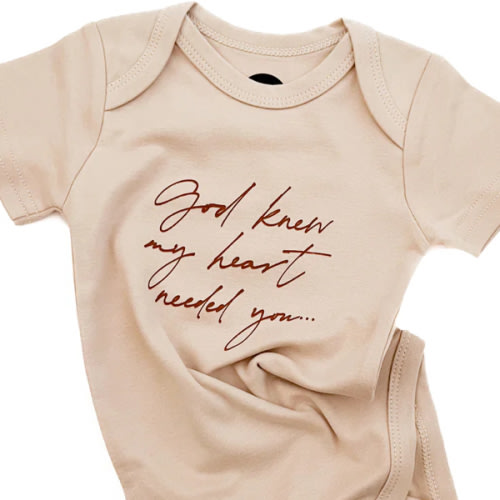 God Knew My Heart Needed You Bodysuit – OUR HOUSE ABOVE