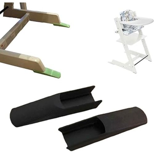 Floor Gliders for Stokke Tripp Trapp - Press-fit Replacement (1 Pair) (Version A (Chairs Before 2013))