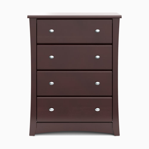 Storkcraft Crescent 4 Drawer Chest - Espresso