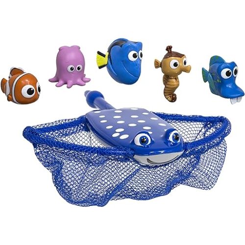 SwimWays Disney Finding Dory Mr. Ray's Dive and Catch Game, Bath Toys and Pool Party Supplies for Kids Ages 5 and Up