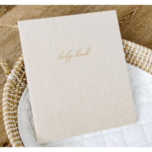 First Year Baby Memory Book - Sand