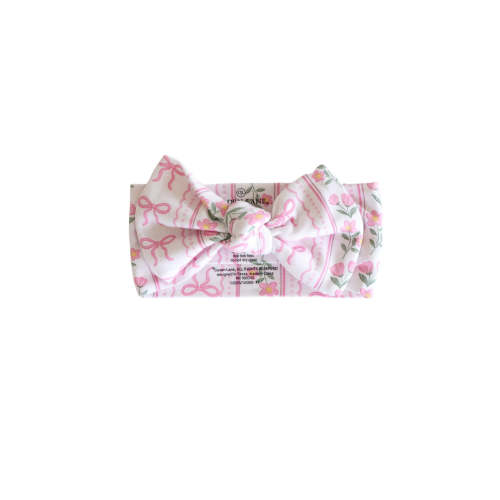 Knit Large Bow Headwrap | Coquette Garden