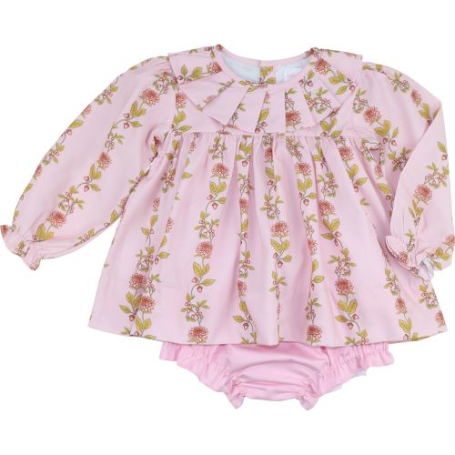 Pink Blooming Vines Diaper Set – Cecil & Lou