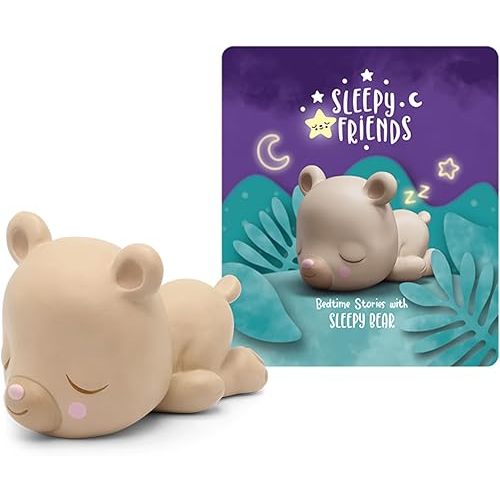 Tonies Sleepy Friends: Bedtime Stories Audio Toy Figurine featuring Sleepy Bear