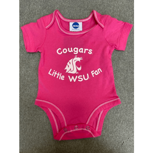 Pink WSU Little Fan Onesie – Cougarwear