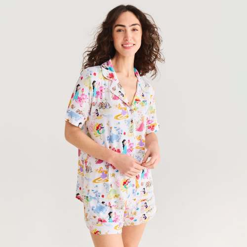 Disney Princess Ball Women's Luxe Pajama Short Set