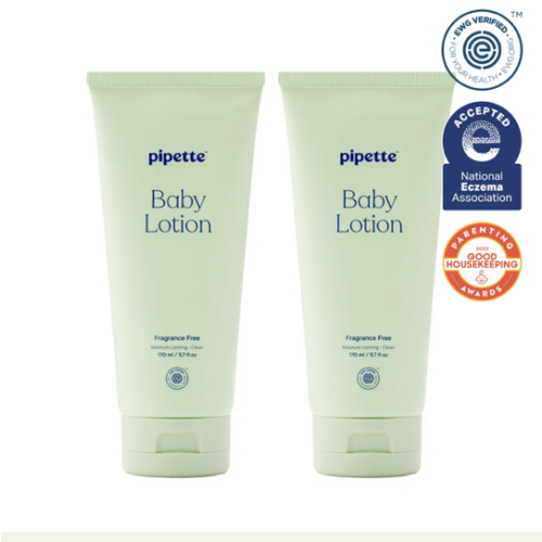 Fragrance-Free Baby Lotion Duo | Pipette Baby
