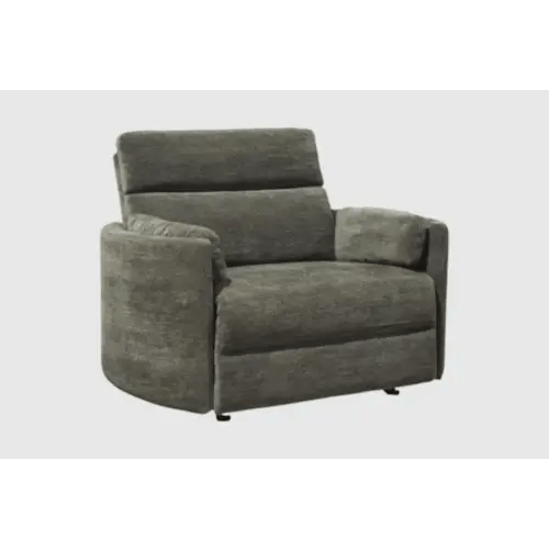 Rayna Mocha Nursery 53" Power Gliding Oversized Cuddler Recliner With USB | Glider