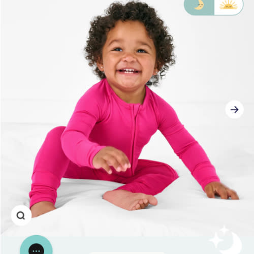 Mighty Magenta Zippy | Little Sleepies