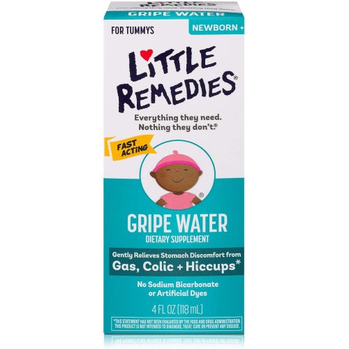 Little Remedies Gripe Water-No Alcohol, Sodium Bicarbonate, Artificial Color & Gluten Free-Safe for Newborns-4 oz Bottle - 4 Fl Oz (Pack of 1) - 4 Oz