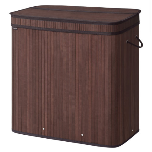Ebern Designs Bamboo Laundry Basket & Reviews | Wayfair