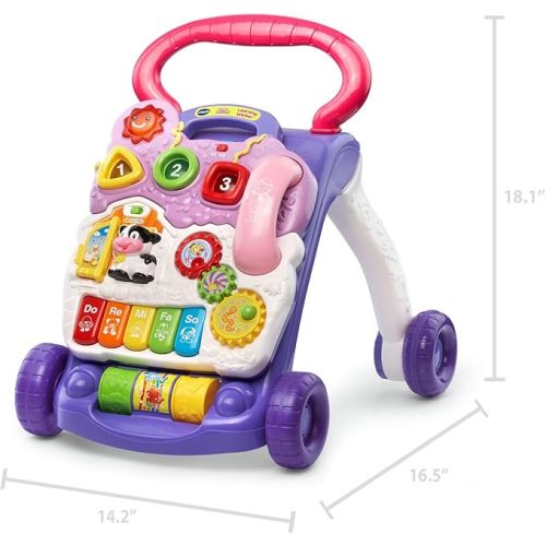 VTech Sit-to-Stand Learning Walker (Frustration Free Packaging), Lavender