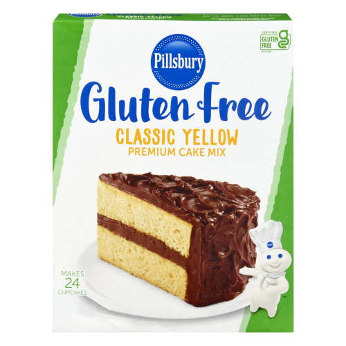 Pillsbury Gluten Free Classic Yellow Premium Cake Mix, 17 oz Box