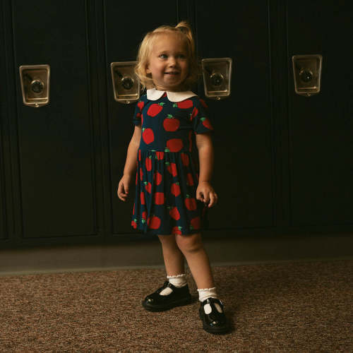 Lilian Collared Twirl Bodysuit Dress