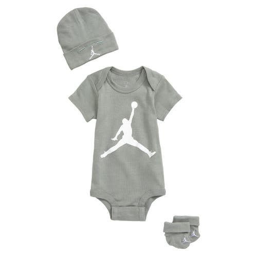 Jumpman Bodysuit, Hat & Booties Set