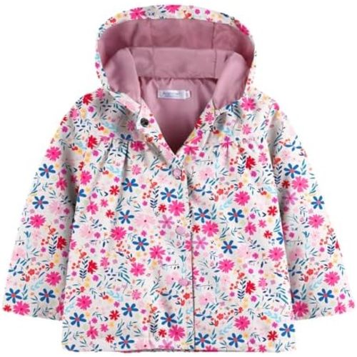 Arshiner Girl Baby Kid Waterproof Hooded Coat Jacket Outwear Raincoat Hoodies 2T
