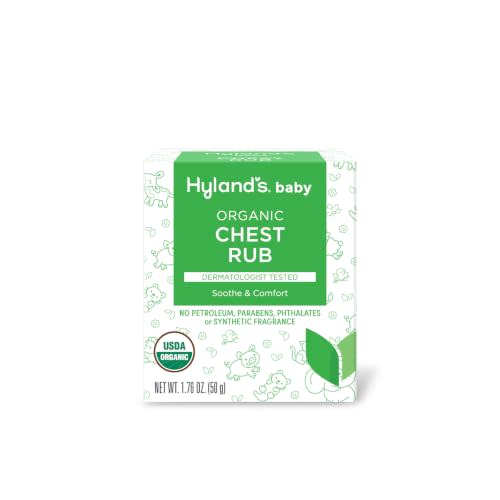 Hyland's Baby Chest Rub, Comforting Organic & Dermatologist Tested, 1.76oz