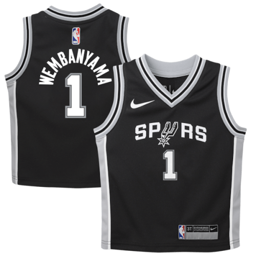 Victor Wembanyama San Antonio Spurs Nike Infant Swingman Jersey - Icon Edition - Black