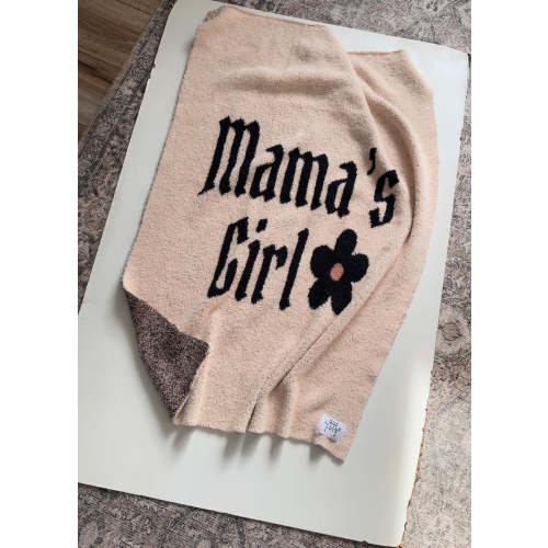 Onelittleloveco Mama’s Girl | Knit Plush Blanket - Shop