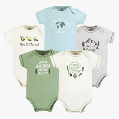 Touched by Nature Unisex Baby Organic Cotton Bodysuits