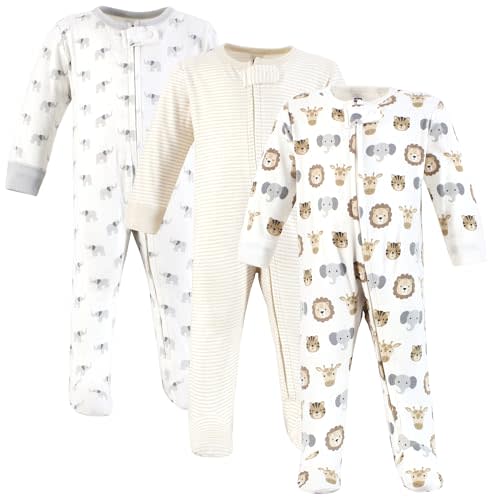 Hudson Baby Unisex Baby Cotton Sleep and Play