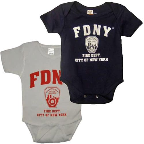 FDNY BABY SNAPFRONT ONE-PIECE - FDNY Shop