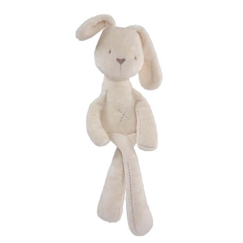 Small Soft Stuffed Bunny Toy For Baby Girls, Plush Doll Cuddly Companion With Safe Machine Washable Material