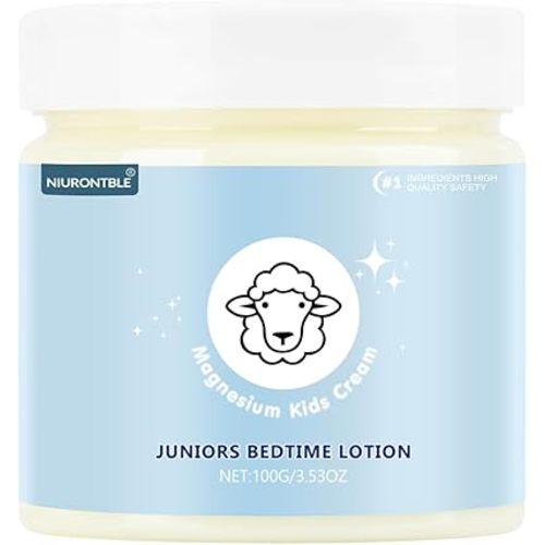 Magnesium Lotion for Kids - Magnesium Lotion for Sleep - Soothing Relief & Relaxation - Topical Magnesium Cream Helps Kids Stay Calm at Bedtime and During The Night - Without Melatonin（3.53 oz）