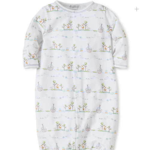 Blue Noah's Print Convertible Gown