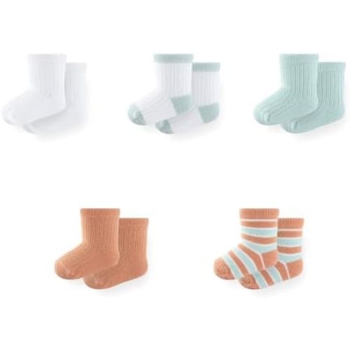 Unisex Baby Boy Girl Socks 5 Pack Ankle Crew Socks Breathable Socks Newborn Accessories Set