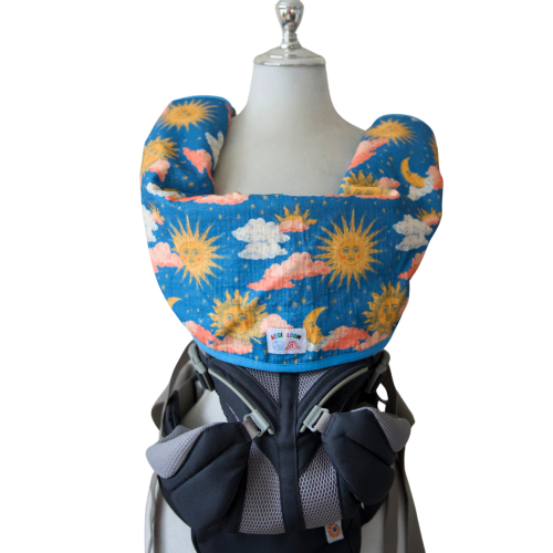Reversible Organic Cotton Carrier Cover - Golden Hour – AEGI BLOOM