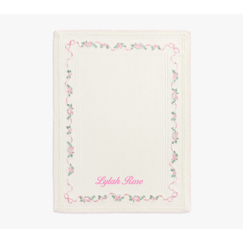 LoveShackFancy Hearts of Roses Knit Baby Gift Set