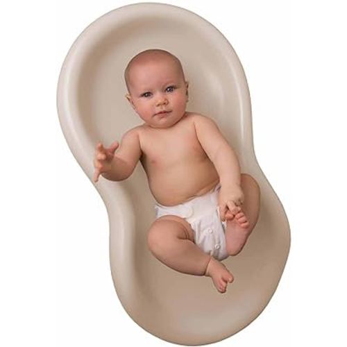 Keekaroo Peanut Changer Vanilla – the Original Made in USA easy-to-clean changing pad and the only shell over foam, fully impermeable to fluid