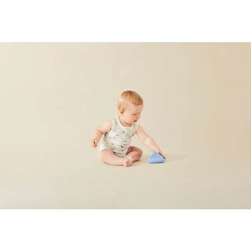 Organic Waffle Tank Baby Bodysuit - Apple – Sapling Child