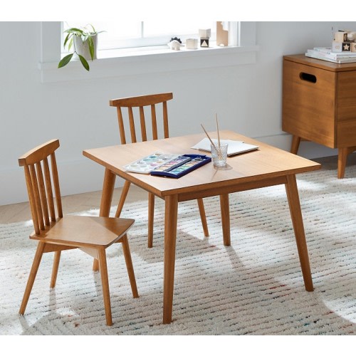 west elm x pbk Mid-Century Toddler Play Table (24") | Pottery Barn Kids