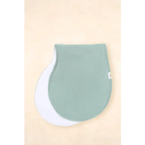 Burp Cloth Rib - Sage