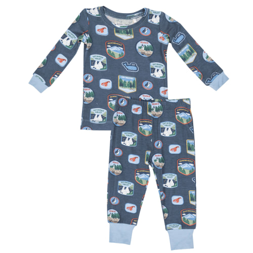 2-Piece Lounge Wear Set, National Park Patches New England