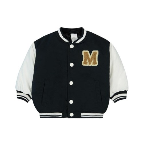 Black Baby Varsity Bomber Jacket | Best&Less™ Online
