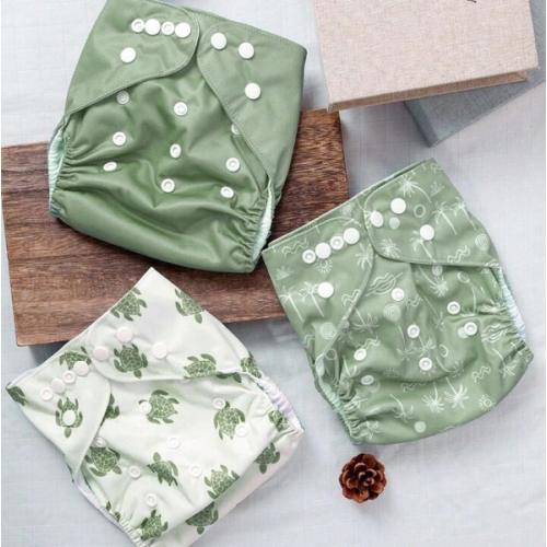 3pcs/Set Waterproof Baby Cloth Diapers | SHEIN USA
