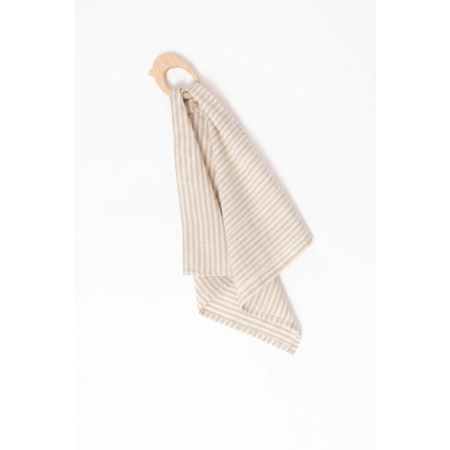Swan - Linen + Maple Ring Teether – WildBird