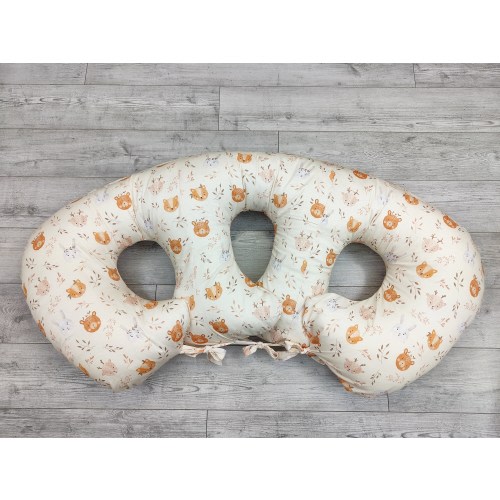 Gift for triplets, nursing pillow for triplets, baby shower for triplets