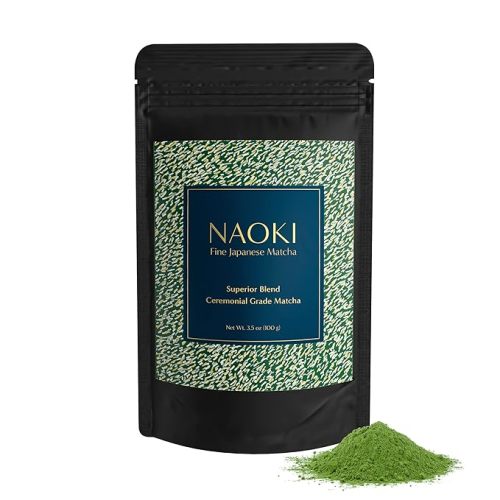 Naoki Matcha Superior Ceremonial Blend – Authentic Japanese First Harvest Ceremonial Grade Matcha Green Tea Powder from Uji, Kyoto (50g / 1.75oz)