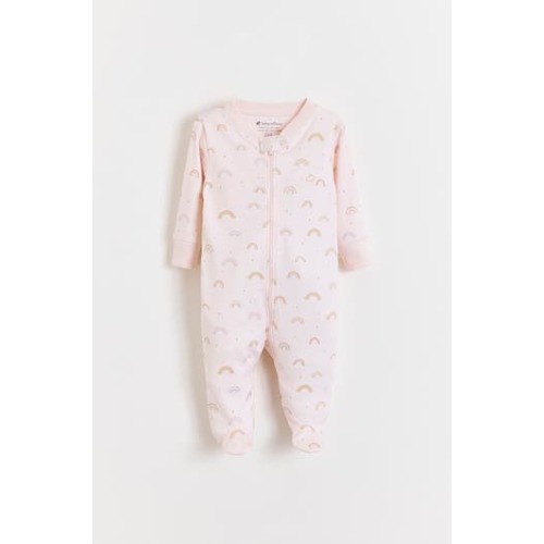 Whimsy Zip Footed Pajama for Infant, Newborn