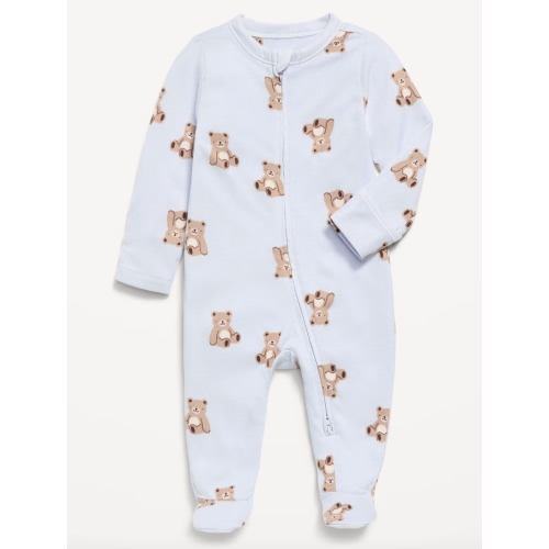 SoftMode 2-Way-Zip Sleep & Play Footed One-Piece for Baby