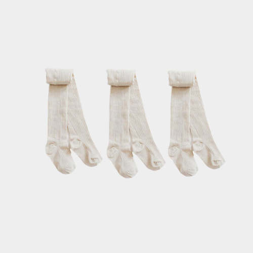 Ribbed Cotton Tights - 98% Organic Cotton – Q for Quinn & Basics by Quinn