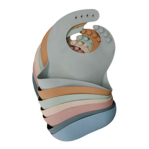 Silicone Bib | Adjustable Fit | BPA Free | Baby Essentials