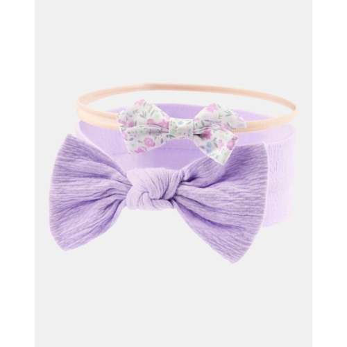 Baby Girl 2-Pack Headwraps - Purple | Carter's